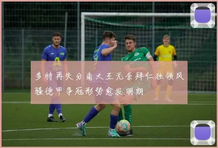 多特再失分南大王无奈拜仁独领风骚德甲争冠形势愈发明朗